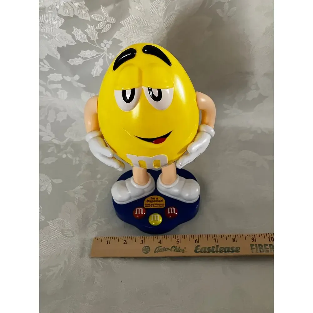 M&M's World Yellow M&M Stand Up Candy Dispenser 10.5